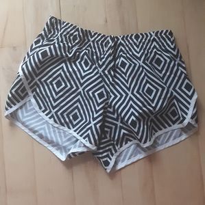 Black and white design shorts